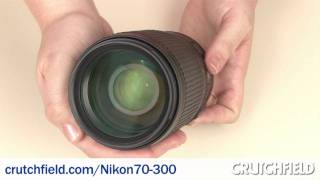 Nikon AFS VR 70300mm Zoom Lens with Vibration Reduction  Crutchfield Video [upl. by Corry204]