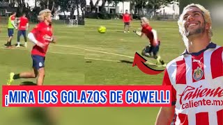 ¡ILUSIONA LOS PRIMEROS GOLAZOS DE COWELL CON CHIVAS QUE EMOCIONAN A LA AFICIÓN [upl. by Camm356]