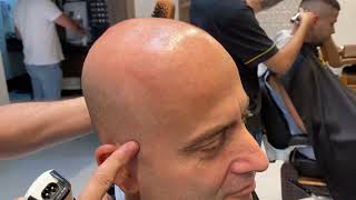 Como raspar cabelo calvo masculino  Como disfarçar a careca  segredo revelado 💈Aula explicativa [upl. by Ardnuhsal]