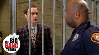 Sheldon Goes to Jail  The Big Bang Theory [upl. by Attezi434]