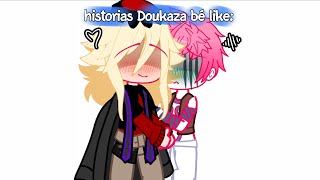 historias DouKaza be like  meme  gacha club  DouKazaRenKaza  kny  SamaTaiyo [upl. by Xylina]