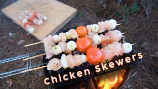 WoodFired Chicken Skewers [upl. by Raffaj]