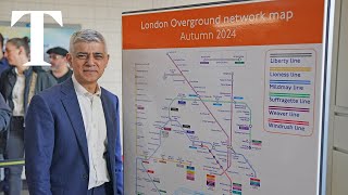 London Overground map revamped with new line names and colours [upl. by Coppins]