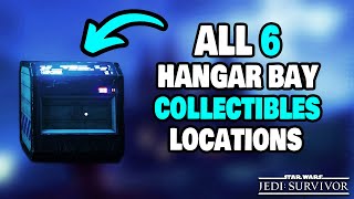 ALL 6 Hangar Bay Collectibles Locations in Star Wars Jedi Survivor STEPBYSTEP [upl. by Sanson111]