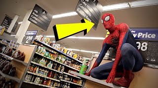 THE AMAZING SPIDERMAN VISITS WALMART [upl. by Alyse29]