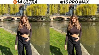 Xiaomi 14 Ultra VS iPhone 15 Pro Max Camera Test Comparison [upl. by Cantone]