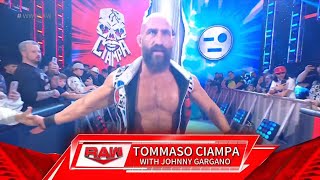 Tommaso Ciampa Entrance  WWE Monday Night Raw January 08 2024 [upl. by Ymrots]