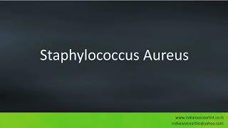 Pronunciation of the words quotStaphylococcus Aureusquot [upl. by Nomi]