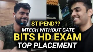 BITS HD EXAM complete information  MTech WITHOUT GATE [upl. by Kelcey452]