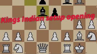 Kings Indian defence  best opening  Queens trap chess kingsindiandefence qeenstrap [upl. by Kenaz]