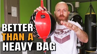 The Double End Bag is Better for a Home Gym  Homemade DIY Boxing Equipment [upl. by Anaert]