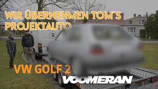 Wir holen unser neues Projekt  VW Golf 2 Voomeran  Breitbau  Voomeran  Stahlwerkz  CrewLove [upl. by Annerb377]