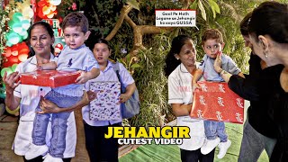 Kareena son Jehangir Ali Khan Cutest Video at Laksshya Kapoor Birthday Party [upl. by Friedrick]