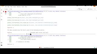 KeyError 1 The above exception was the direct cause of the following exception [upl. by Nissy]