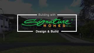 Signature Homes Design amp Build time lapse [upl. by Hocker]