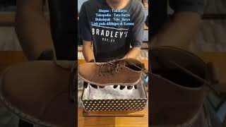 Sepatu Kulit Boots Original Bradleys Cordovan Brown TotoSuryo x Bradleys TotoSuryo boots [upl. by Herschel920]