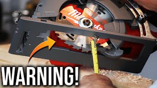 New Milwaukee Tools 714 Rear Handle Circular Saw WARNING PROPER SETUP REQUIRED [upl. by Erdnaxela218]