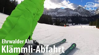 Ehrwalder Alm Piste Nr 3 quotKlämmliquot [upl. by Pittel]