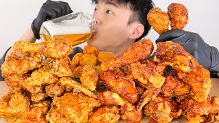 치킨마루 신메뉴  빠사칸치킨  빠사칸허니  빠사칸레드  치킨 ASMR 먹방 Korean fried chicken Mukbang [upl. by Adall]