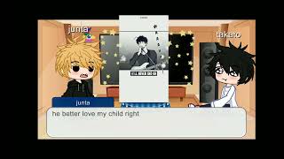 dakaretai otoko junta and takato react to Kim hyesung as there future child [upl. by Walford]