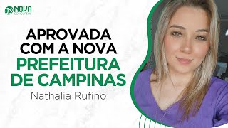 ðŸ† Aprovada na Prefeitura de Campinas com a Nova Concursos  Nathalia Rufino [upl. by Perusse507]