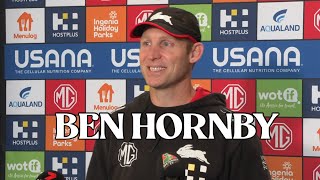 Ben Hornby Player News  Rabbitohs v Sharks [upl. by Maggs]