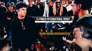 Paano PINABILIB ni EJ Power ang mga INTERNATIONAL Battle Rappers [upl. by Berrie]