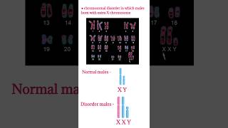 Klinefilter syndrome  Symptoms chromosomal disorderXXY male chromosomes shorts klinefelter [upl. by Tobit]