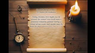 Horoscope Scorpio September 12 2024 quotA Chance for Romancequot [upl. by Luapnhoj]