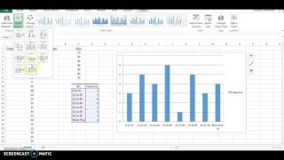 Creating a Histogram with Excel 2013 [upl. by Niessuh]