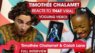 Timothée Chalamet on that voguing video [upl. by Boot]