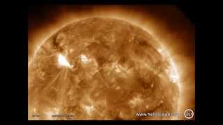 The 5 strongest solar flares of Solar Cycle 24 until January 2013 [upl. by Carry]