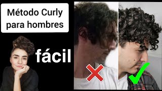 ¡MÉTODO CURLY PARA HOMBRES  RUTINA FÁCIL DE RIZOS PARA HOMBRES [upl. by Katleen947]