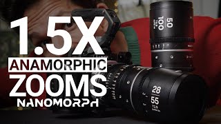 Anamorphic ZOOMS  Laowa 15X Nanomorph 2855mm and 50100mm Review [upl. by Leiria]