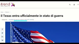 TEXAS IN RIVOLTA LEGGE MARZIALE E APRE LA SECESSIONE CON ALTRI 24 STATI  GUERRA CIVILE A UN PASSO [upl. by Zetrauq]