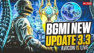 🔴AVICON IS HERE  BGMI RUSH GAMEPLAY ONLY [upl. by Aslin]