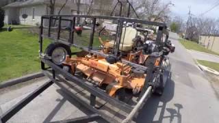 SCAG MOWER FELL THROUGH [upl. by Neltiac]