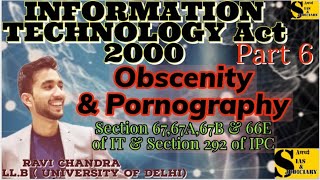 Obscenity and Pornography under Information Technology Act 2000 SAMARTHYA IAS amp JUDICIARY llb law [upl. by Nylarac]