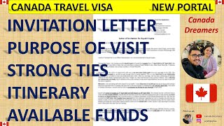 How to get Canada Tourist Visa without Invitation Letter  Prove Strong Ties to your Home country [upl. by Sufur]