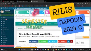 RILIS DAPODIK 2024 C SEMESTER GENAP  BERIKUT CARA INSTAL YANG BAIK DAN BENAR [upl. by Peddada]