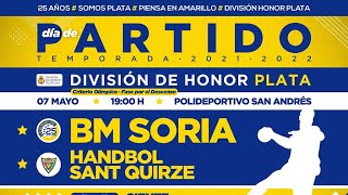 CLUB BALONMANO SORIA VS HANDBOL SANT QUIRZE [upl. by Elleiram]