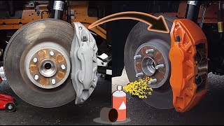 How to Paint Brake Calipers for S550 Mustangs 20152023  Rattle Can Method [upl. by Marcille]