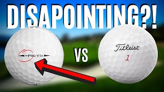 I EXPECTED DISAPPOINTMENT NEW TITLEIST PROV1X LEFT DASH vs STANDARD PROV1X [upl. by Otilrac]