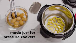 OXO Silicone Pressure Cooker Egg Rack [upl. by Asirret268]