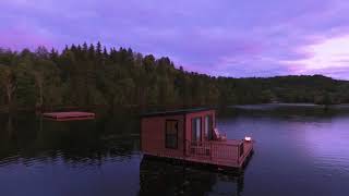 New floating cabin  Nouveau chalet flottant [upl. by Simons]