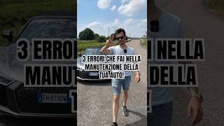 3 GRANDI ERRORI che FAI nella MANUTENZIONE della TUA AUTO passionemotori auto tutorial olio [upl. by Aizatsana]