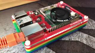 Raspberry Pi 4B 4MB Fan Shim MotionEYE [upl. by Amek]