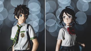 Mitsuha and Taki Figurine  B ROLL [upl. by Euqinotna]