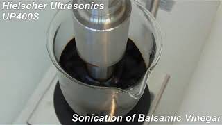 Ultrasonic Treatment of Balsamic Vinegar for Improved Taste [upl. by Aloivaf]