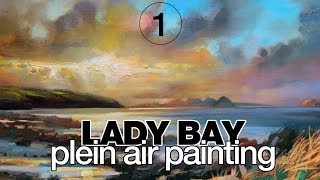 Lady Bay Stranraer PART 12 Large Plein Air Painting [upl. by Ainedrag]